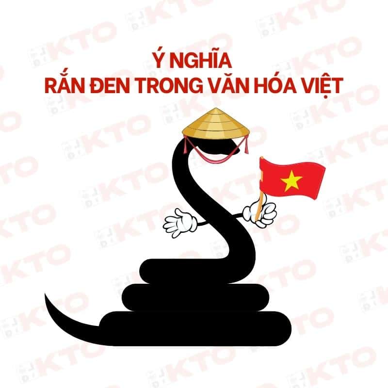 Ý nghĩa khi nằm mơ thấy rắn đen trong văn hóa Việt